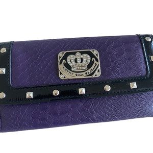 Kathy Van Zeeland Purple Wallet